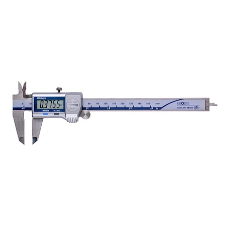 Mitutoyo 0-6 in. Coolant Proof Caliper with 150 mm Range MI435696